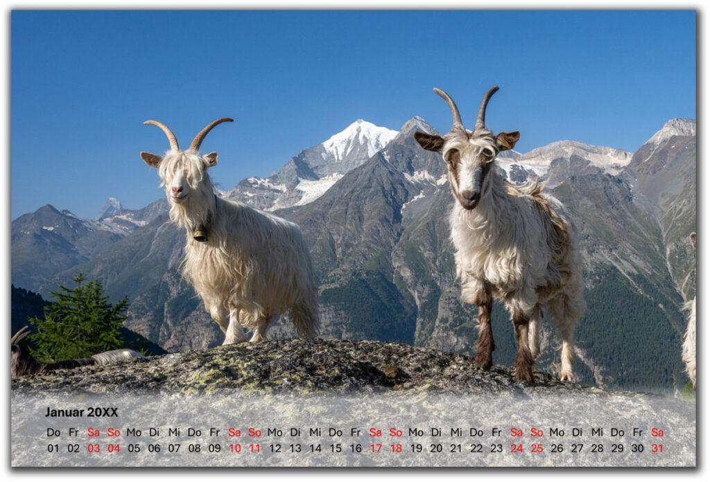 A4 landscape weisser transparenter balken